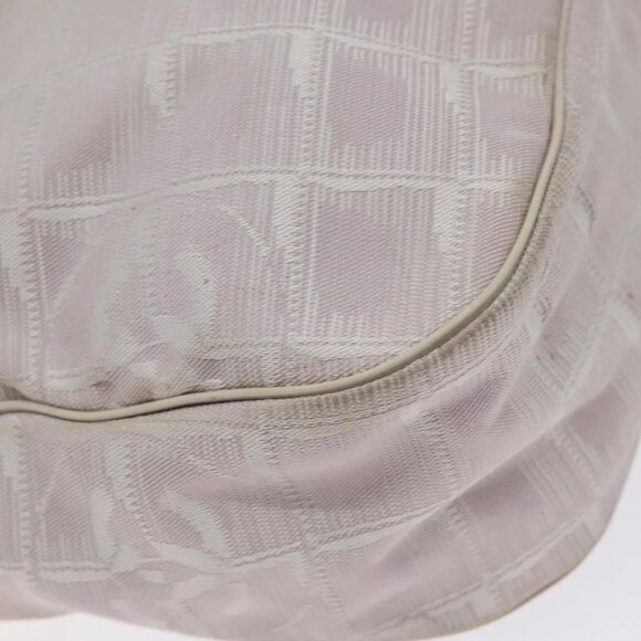 CHANEL New Travel Line Shoulder Bag Nylon Pink Gold CC Auth bs27338 - Picture 4 of 16